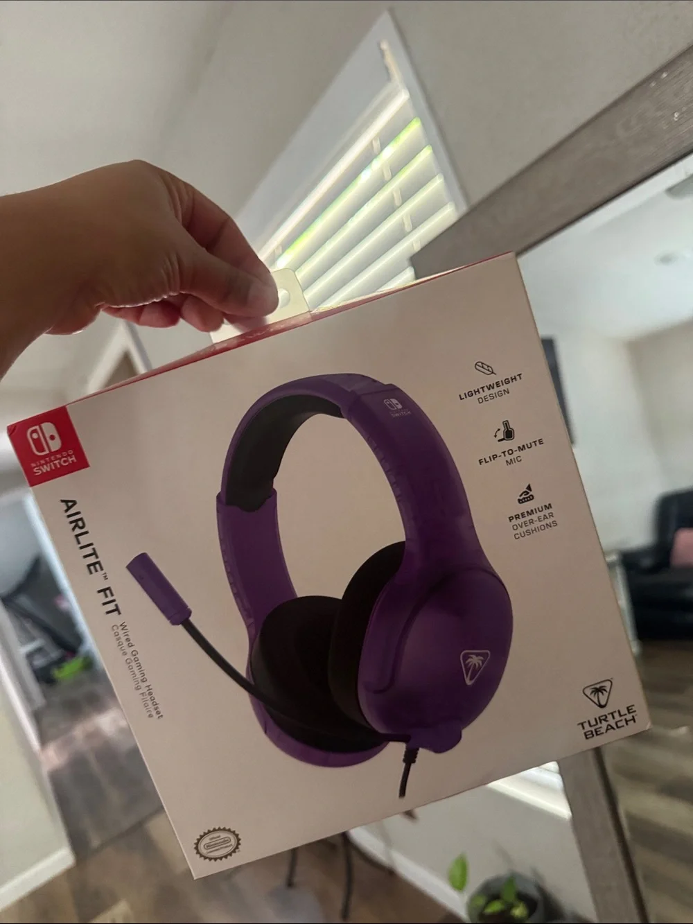AirLITE Fit Wired Gaming Headset for Nintendo Switch - Purple